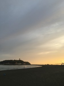 夕日が綺麗ですね♪